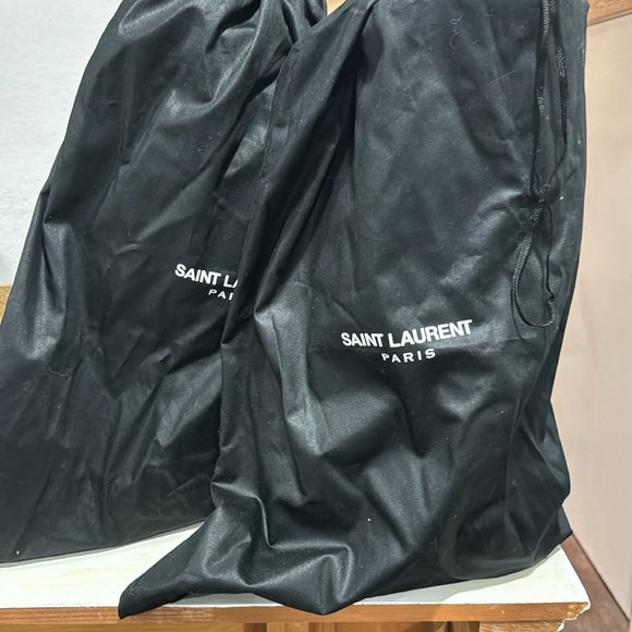 Saint Laurent khaki studded rain boots fonce-37 New never worn - Picture 3 of 6